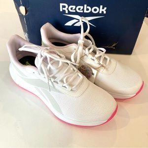 REEBOK NWT $70 Womens 11 White Pink Energen Plus Fuel Foam Running Shoes *3